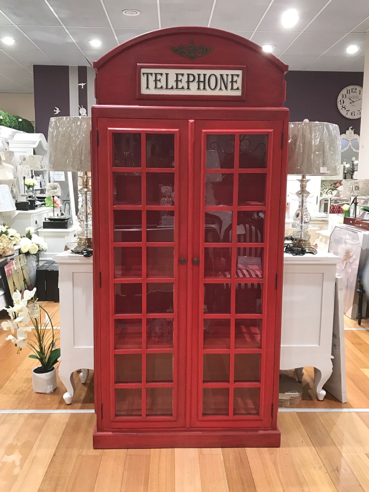 Phone Booth Bookcase